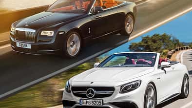 Mercedes S63 AMG Cabrio Vergleich Rolls-Royce Dawn