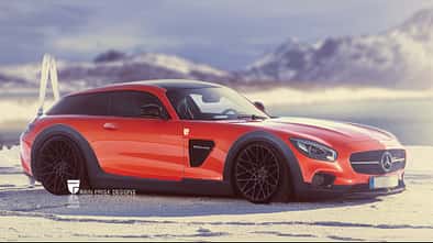 Mercedes AMG GT - Photoshop - Shooting Brake - Rain Prisk 2015