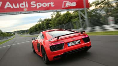 Audi R8 V10 Plus, Heckansicht