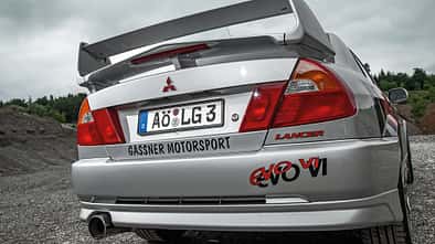 Mitsubishi Lancer Evo, Heckansicht