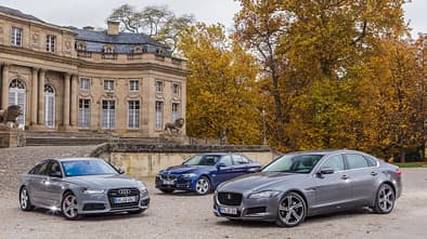 Audi A6 3.0 TDI, BMW 535d, Jaguar XF 30d