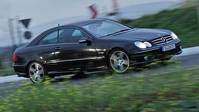 Mercedes CLK 63 AMG Coupé, Seitenansicht