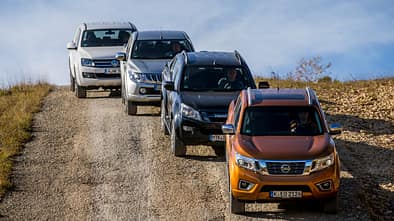 Isuzu D-Max, Mitsubishi L200, Nissan Navara, VW Amarok