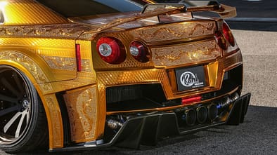 Goldener Nissan GT-R - Tuning - Kuhl Racing
