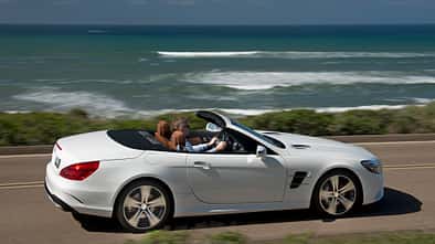 Mercedes SL 400, Seitenansicht