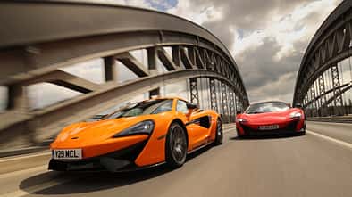 McLaren 675LT und 570S, Frontansicht