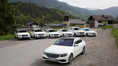 Mercedes Hybrid Flotte, Silvretta E-Auto Rallye, AMS1316