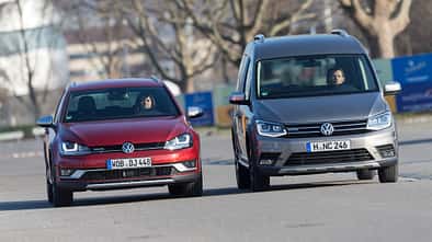 Golf Alltrack 2.0 TDI, Caddy Alltrack 2.0 TDI, Frontansicht