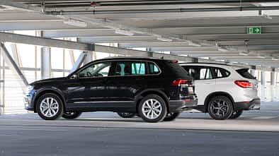 BMW X1 xDrive 20d, VW Tiguan 2.0 TDI 4Motion, Seitenansicht