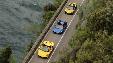 Ferrari 488 Spider, Lamborghini Huracán Spyder, McLaren 675LT Spider