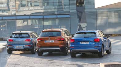 Audi Q2 2.0 TDI Quattro, Mini Clubman Cooper SD All4, Seat Ateca 2.0 TDI 4Drive