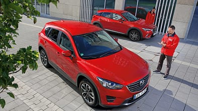 Mazda CX-3 G 150 AWD, Mazda CX-5 G 150 AWD, Draufsicht