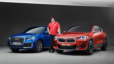 Audi Q2, BMW X2, Frontansicht