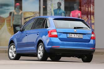 Skoda Rapid Spaceback 1.6 TDI Greentec, Heckansicht