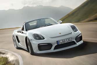 03/2015 Porsche Boxster Spyder New York Sperrfrist 01.04.2015.