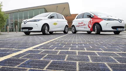 02/2017, Wattway Solarstraße Wattway Solarstraße