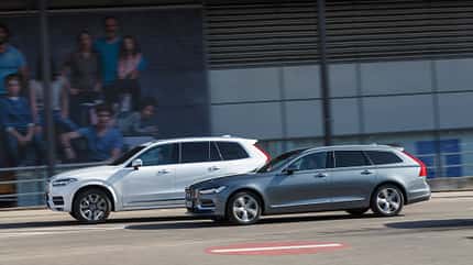 Volvo V90 D5 AWD, Volvo XC90 D5 AWD, ams0617, Kb Volvo V90 D5 AWD, Volvo XC90 D5 AWD, Seitenansicht
