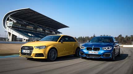 Audi S3, BMW M140i xDrive, 