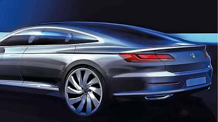VW Arteon Designskizze, AMS1317 Der neue Volkswagen Arteon