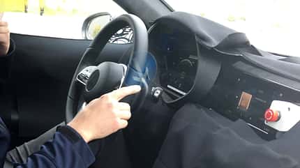 06/2017, Erlkönig Mercedes A-Klasse, Cockpit Erlkönig Mercedes A-Klasse
