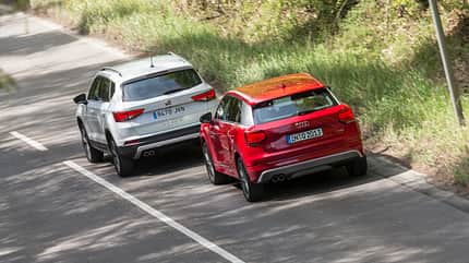 Audi Q2, Seat Ateca Vergleich, AMS1317