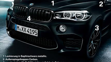 BMW X5 M und BMW X6 M Edition Black Fire