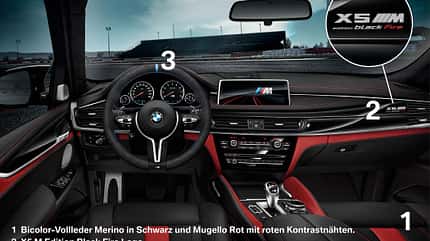 BMW X5 M und BMW X6 M Edition Black Fire