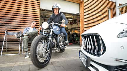 Kaffeemaschine Custom Bike, Caferacer, Motorrad, AMS1417 Kaffemaschine Custom Bike