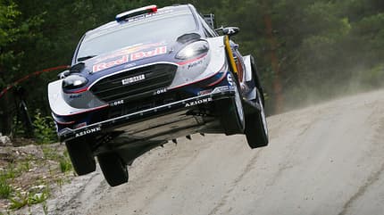 Sébastien Ogier - Ford Fiesta WRC - Rallye-WM - WRC Finnland Sébastien Ogier - Ford Fiesta WRC - Rallye-WM - WRC Finnland
