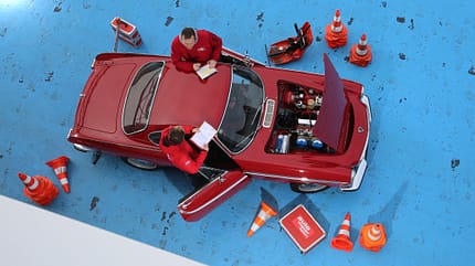 Volvo P1800 S, Außenansicht