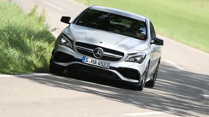 Audi RS3, Mercedes-AMG CLA 45, Vergleichstest, AMS1723 Mercedes-AMG CLA 45, Front