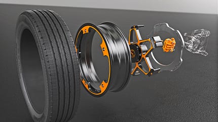 08/2017, Continental New Wheel Concept Bremse Continental New Wheel Concept Bremse