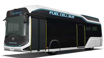 Toyota Sora, Brennstoffzellen-Bus, Tokyo Motor Show 2017, 10/2017 Toyota Sora Brennstoffzellen-Bus Tokyo Motor Show 2017