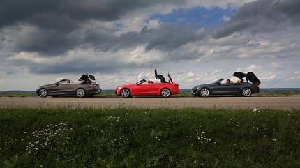 Audi S5 Cabrio, BMW 440i Cabrio, Mercedes E 400 Cabrio, Vergleichstest, ams2043 Audi S5 Cabrio, BMW 440i Cabrio, Mercedes E 400 Cabrio, Exterieur