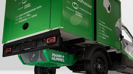 12/2017, Mann + Hummel Feinstaubfresser DHL Streetscooter Mann + Hummel Feinstaubfresser DHL Streetscooter