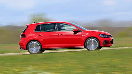 BMW 125i, Mercedes A 250, Volvo V40 T5, VW Golf GTI, Vergleichstest, ams2517 VW Golf GTI, Exterieur