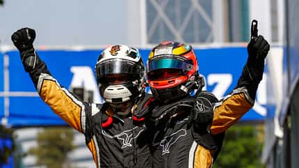Jean-Eric Vergne - Andre Lotterer - Techeetah - Formel E - eprix - Santiago de Chile - Chile 2018 Jean-Eric Vergne - Andre Lotterer - Techeetah - Formel E - eprix - Santiago de Chile - Chile 2018