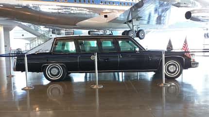 Ronald Reagan, Präsidenten-Limousine, Ronald Reagan Presidential Library 2018 1984er Cadillac, Präsidenten-Limousine von Ronald Reagan