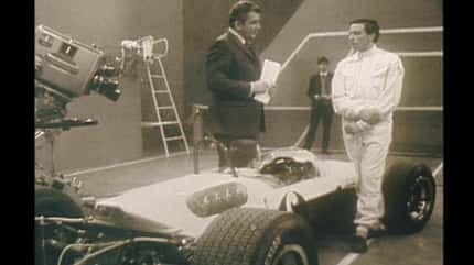 Jim Clark & Kurt Ahrens - ZDF - Aktuelles Sportstudio - 1968 Jim Clark & Kurt Ahrens - ZDF - Aktuelles Sportstudio - 1968