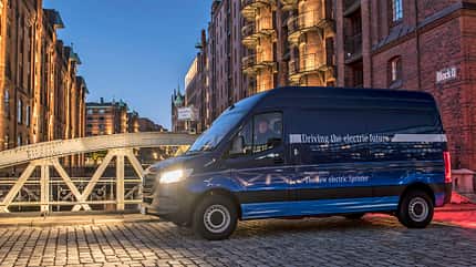 Mercedes E-Sprinter Elektro-Transporter Mercedes E-Sprinter Elektro-Transporter