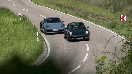 Porsche 911 Turbo 3.3 - Porsche 718 Cayman - Sportwagen Porsche 911 Turbo 3.3 - Porsche 718 Cayman - Sportwagen