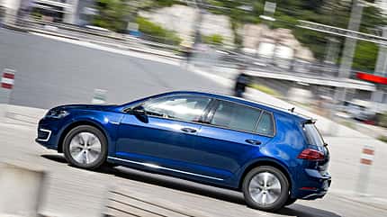 Hyundai Ioniq Elektro, Nissan Leaf, VW e-Golf, Vergleichstest, ams1418 VW e-Golf, Exterieur