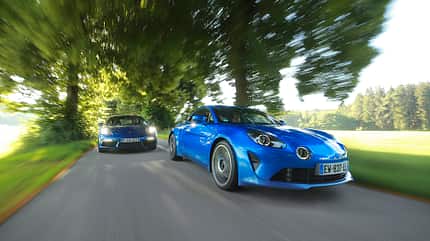 Alpine A110 Première Edition, Porsche 718 Cayman PDK, Exterieur