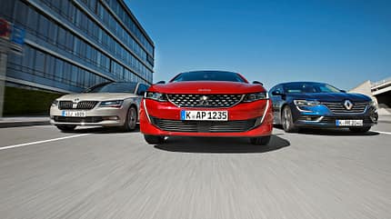 Peugeot 508 Puretech 225, Renault Talisman Tce 200, Skoda Superb 2.0 TSI, Vergleichstest, ams1919 Peugeot 508 Puretech 225, Renault Talisman Tce 200, Skoda Superb 2.0 TSI, Exterieur