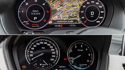 Audi Q2 2.0 TDI Quattro, BMW X2 xDrive 18d, Vergleichstest, ams2018 Audi Q2 2.0 TDI Quattro, BMW X2 xDrive 18, Interieur