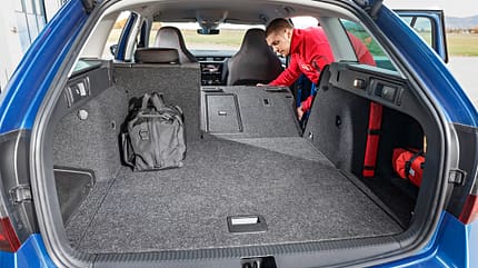 Kia Ceed Sportswagon 1.4 T-GDI Platinum Edition, Skoda Octavia Combi 1.5 TSI ACT Style, Vergleichstest, ams2518 Skoda Octavia Combi 1.5 TSI ACT Style, Interieur