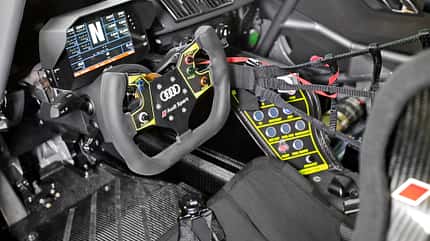 Audi GT Tracktest, Fahrbericht, spa1118 Audi R8 LMS GT4, Interieur