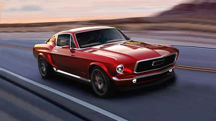 Aviar Motors R67 Elektro Mustang 1967 Fließheck Aviar Motors R67 Elektro Mustang 1967 Fließheck
