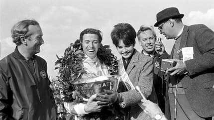 Colin Chapman - Jim Clark - Lotus - Keith Duckworth - Watkins Glen 1967 Colin Chapman - Jim Clark - Lotus - Keith Duckworth - Watkins Glen 1967