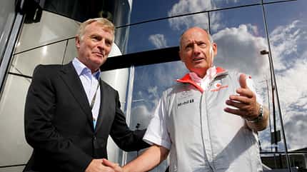Max Mosley & Ron Dennis - GP Belgien 2007 Max Mosley & Ron Dennis - GP Belgien 2007